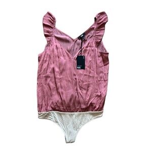 Brand New With Tags!  Bodysuit.  Paige.  Rose colored.  Size large.